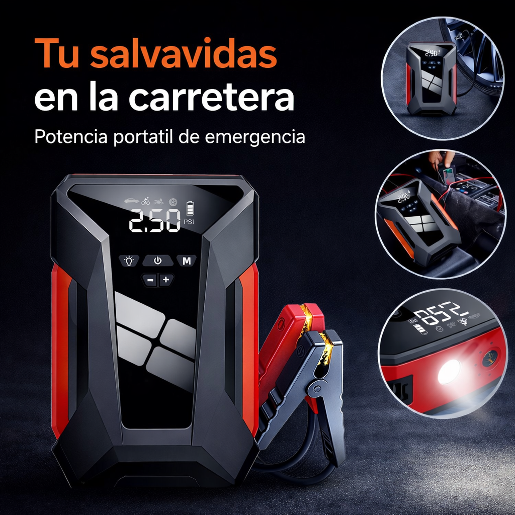 ARRANCADOR DE BATERIA JUMPER PARA ENCEND