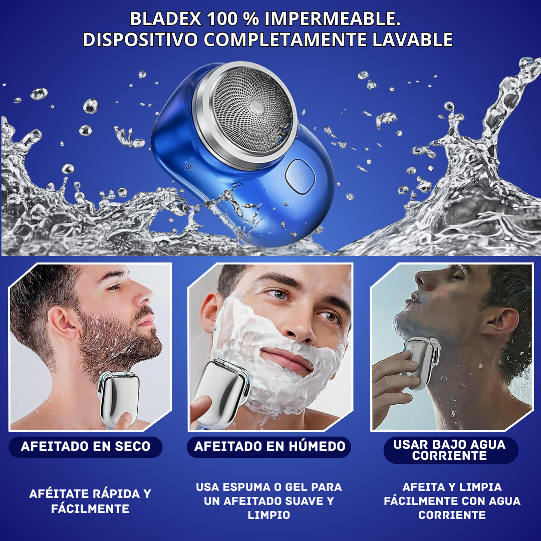 BLADEX | AFEITADO PRECISO Y RÁPIDO + CARGADOR USB INCLUIDO