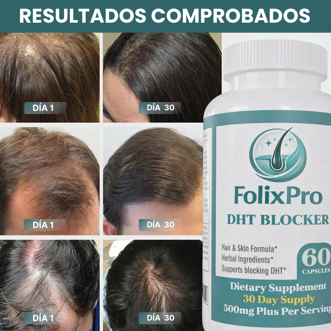 FOLIXPRO® | RECUPERA TU CABELLO Y TRANSFORMA TU IMAGEN EN 30 DÍAS