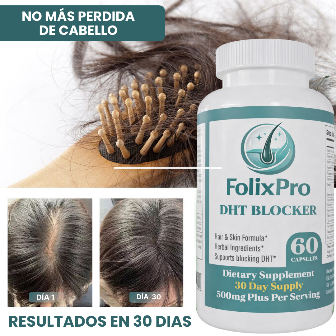 FOLIXPRO® | RECUPERA TU CABELLO Y TRANSFORMA TU IMAGEN EN 30 DÍAS